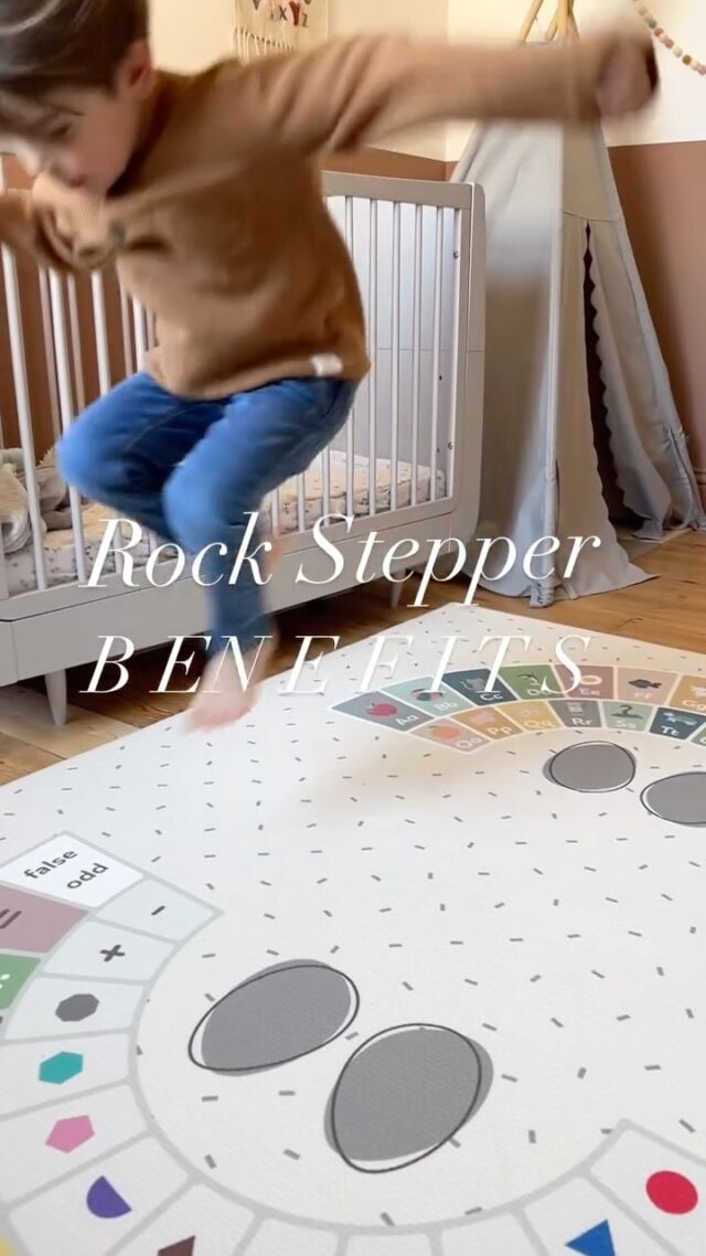 Rock Stepper Reversible Playmat Flash Cards App